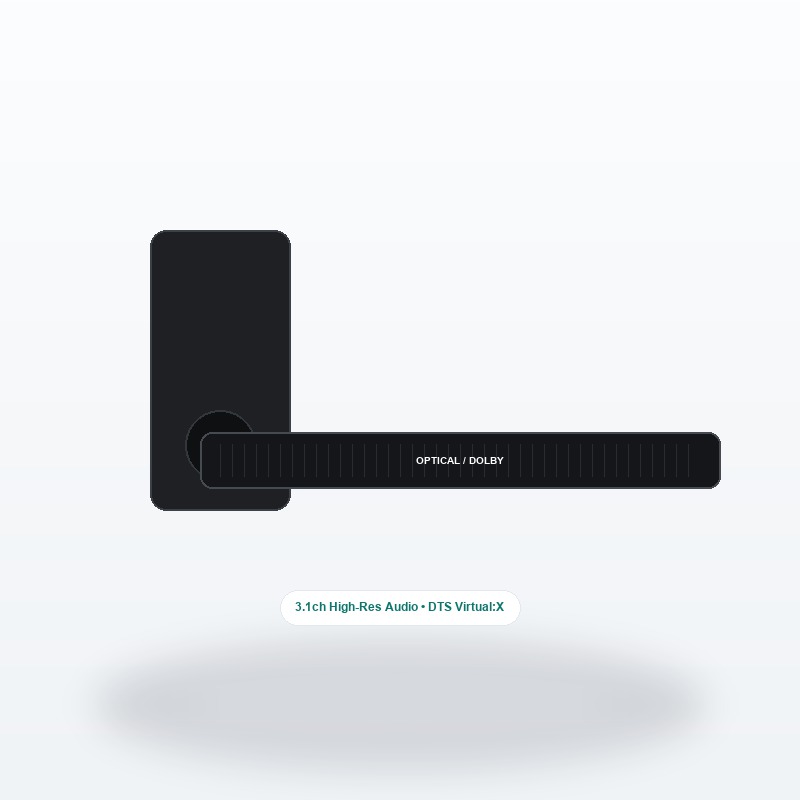 LG S65Q 3.1ch High Res Soundbar with Subwoofer
