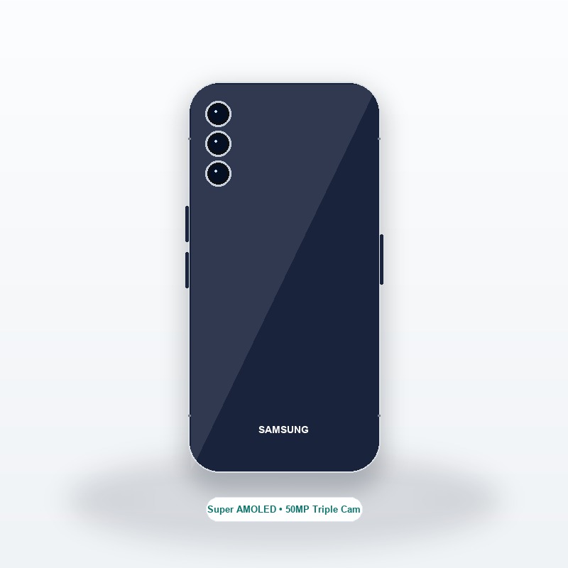 Samsung Galaxy A15 128GB Blue Black View 2